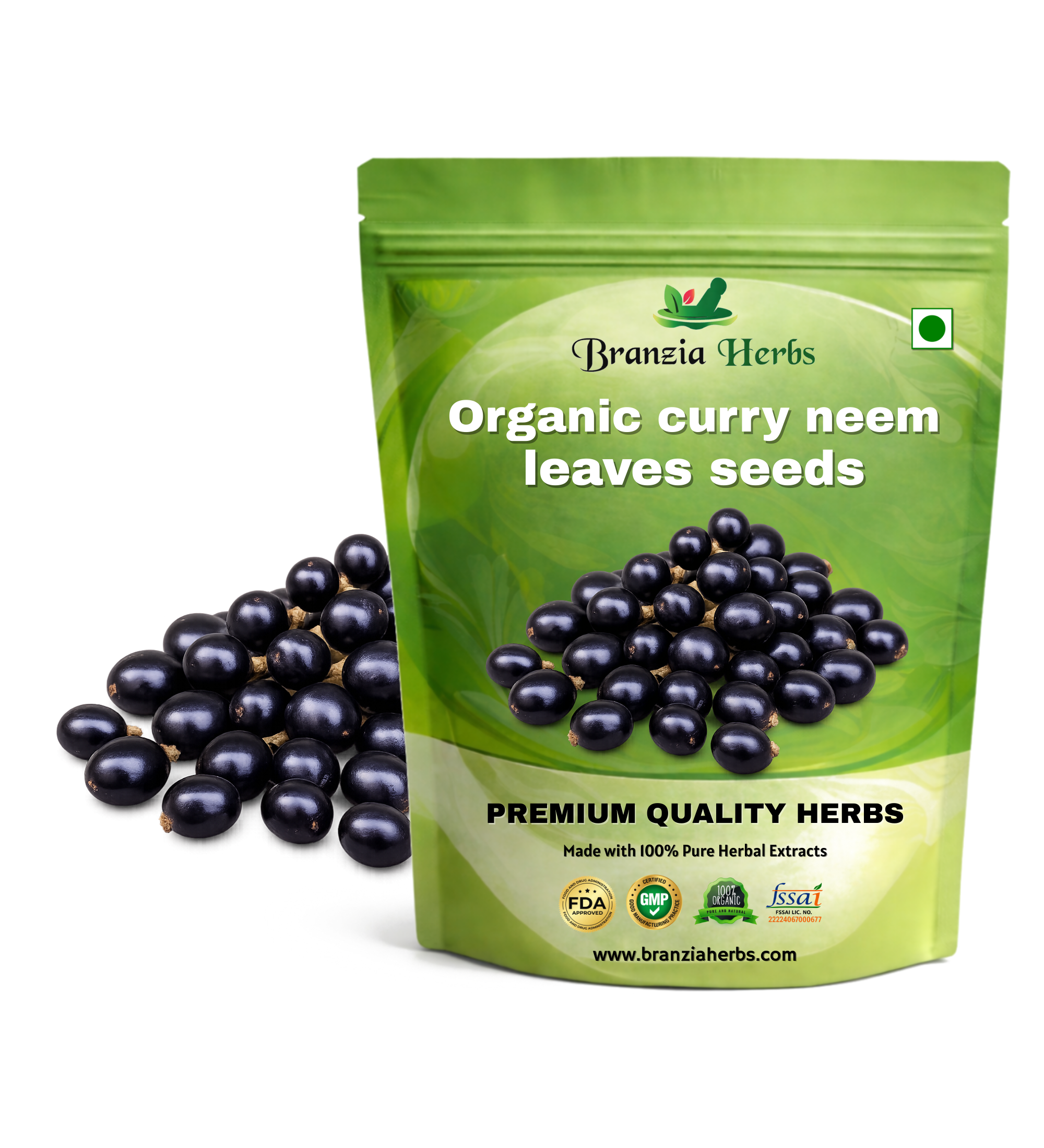 Organic curry neem leaves seeds, High germination 30 pcs Branzia Herbs