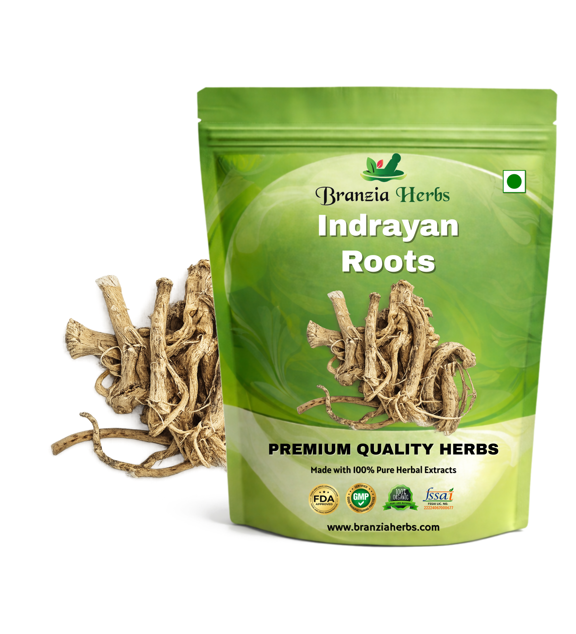Indrayan Roots-Indrain Jadd-Indrayun-Bitter Apple Raw Herbs - Branzia Herbs