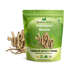 Indrayan Roots-Indrain Jadd-Indrayun-Bitter Apple Raw Herbs - Branzia Herbs