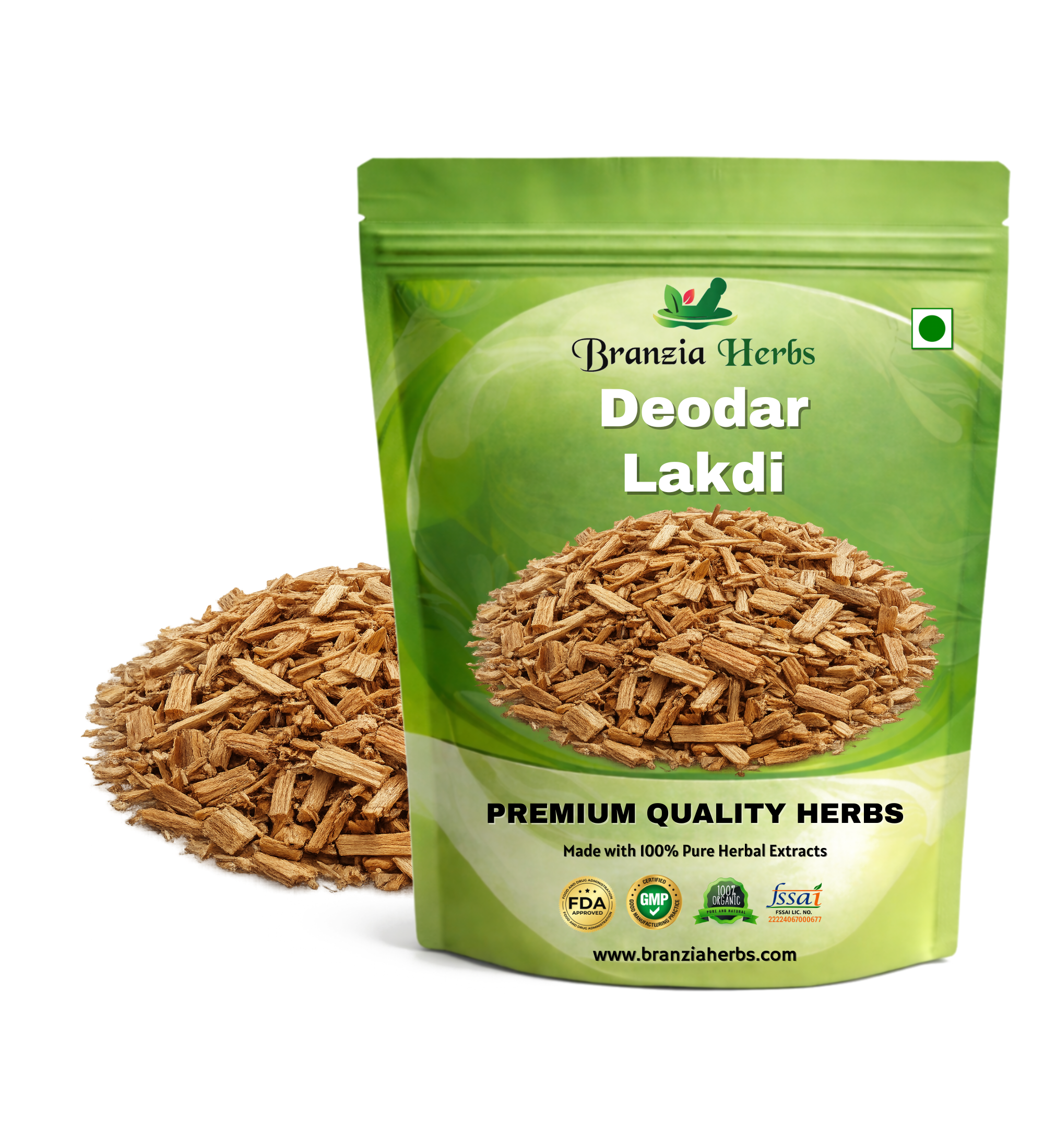 Deodar Lakdi - Deodar Wood - Cedar Wood - Branzia Herbs