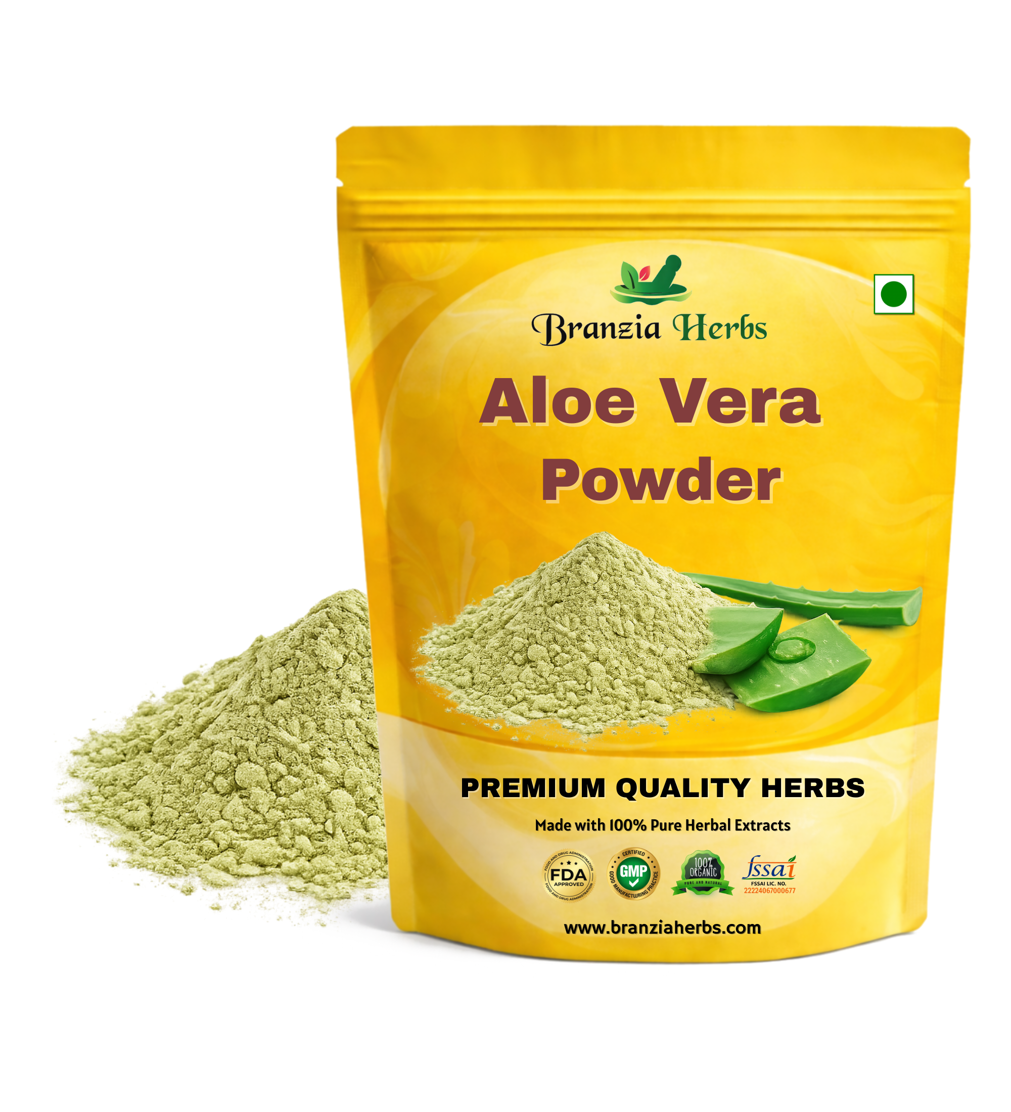 "Aloe Vera Powder " - Branzia Herbs