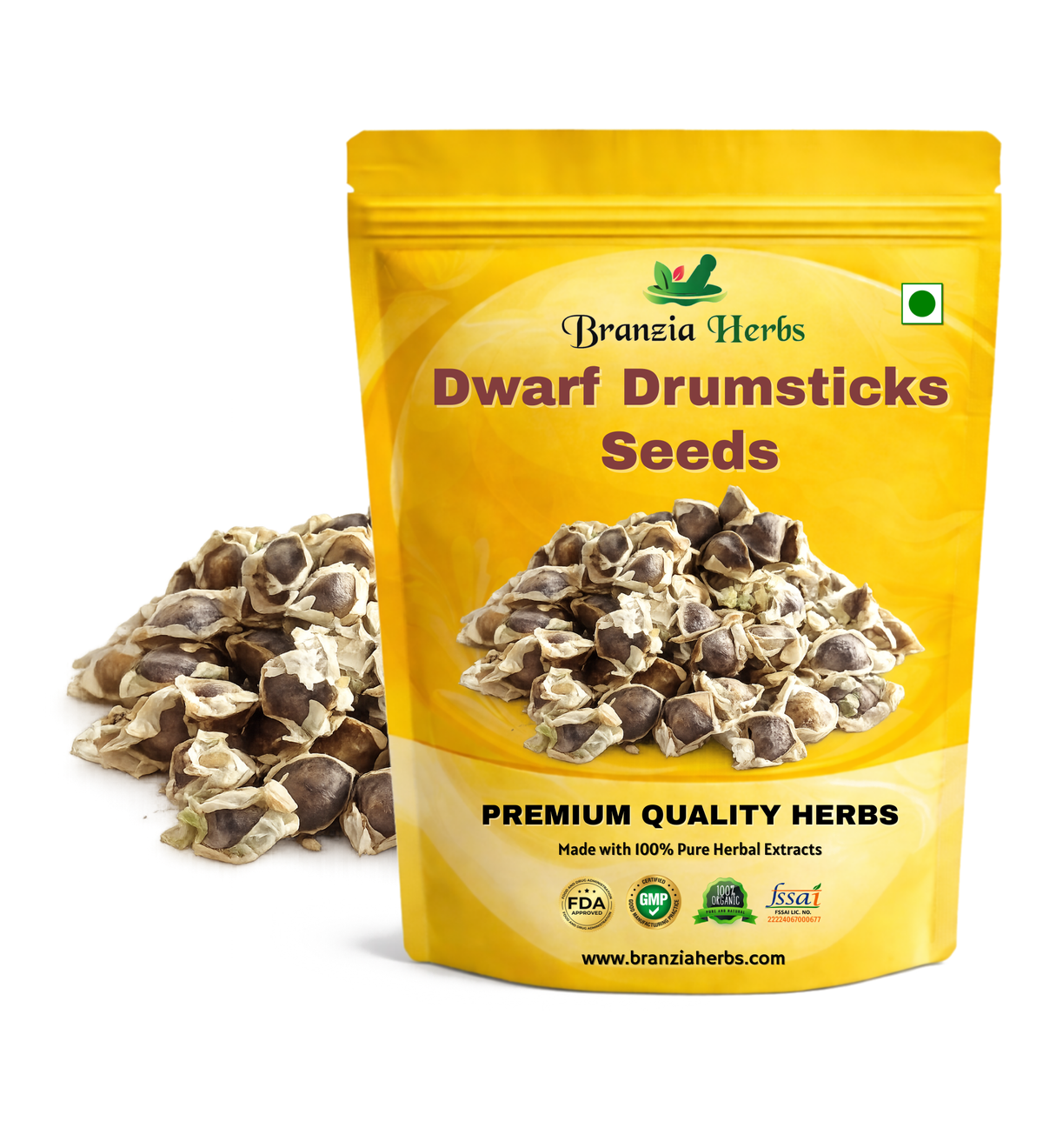 Dwarf Drumsticks Seeds | Chedi Muringa | Moringa Oleifera Branzia Herbs