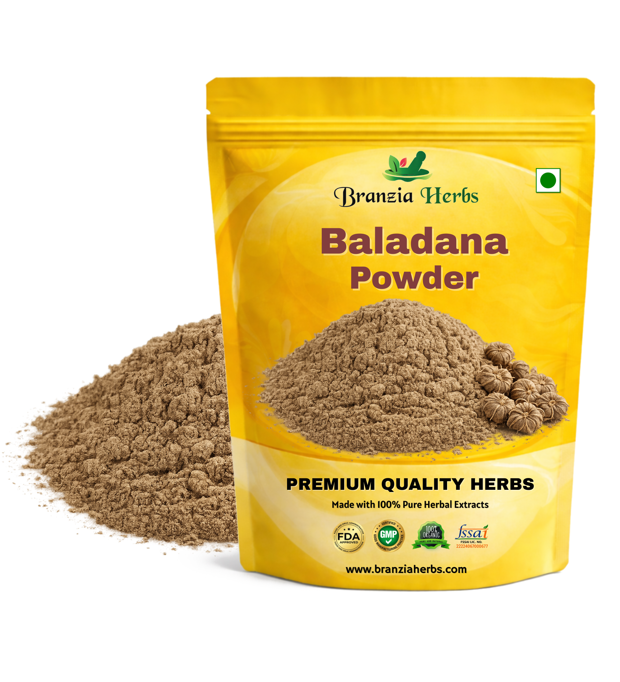 Baladana Powder – Sida cordifolia linn - Branzia Herbs