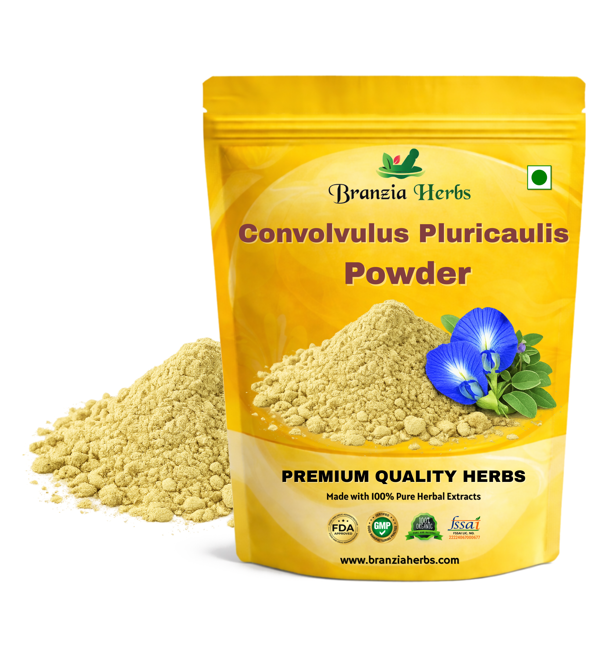 Convolvulus Pluricaulis Powder Shankhpushpi Extract - Branzia Herbs