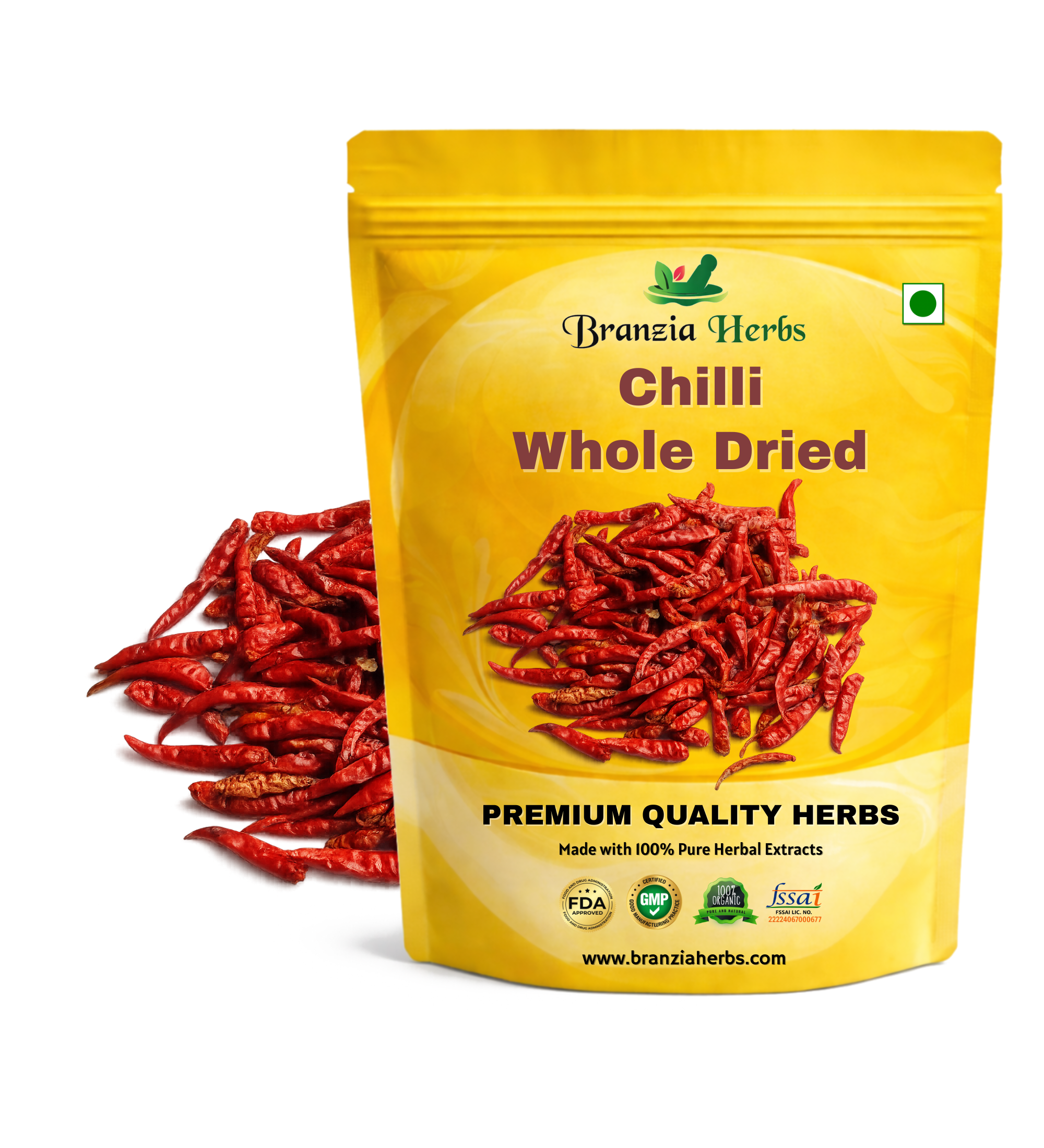 Chilli Whole Dried Branzia Herbs