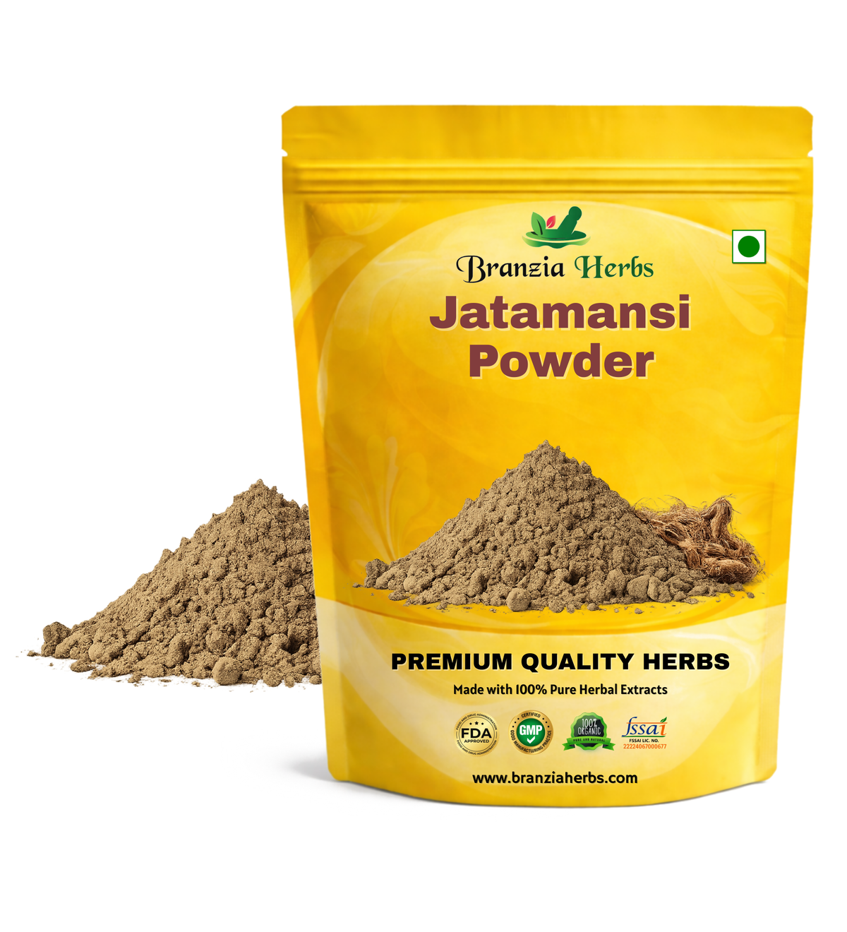 Jatamansi Powder (Premium) - Baalchadd - Nardostachys Jatamansi - Nard Indian - Tapaswani "