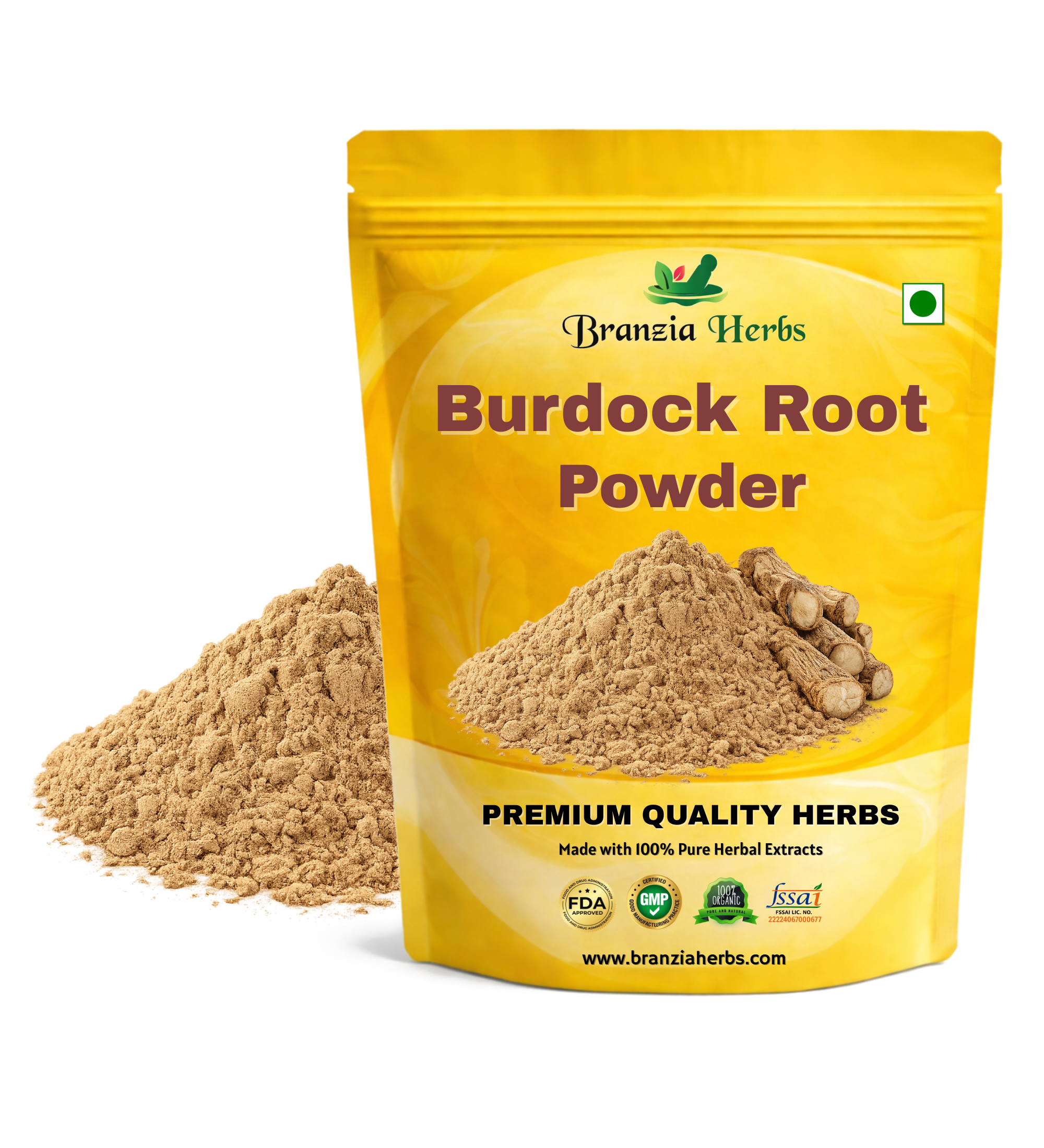 Burdock Root powder - Branzia Herbs