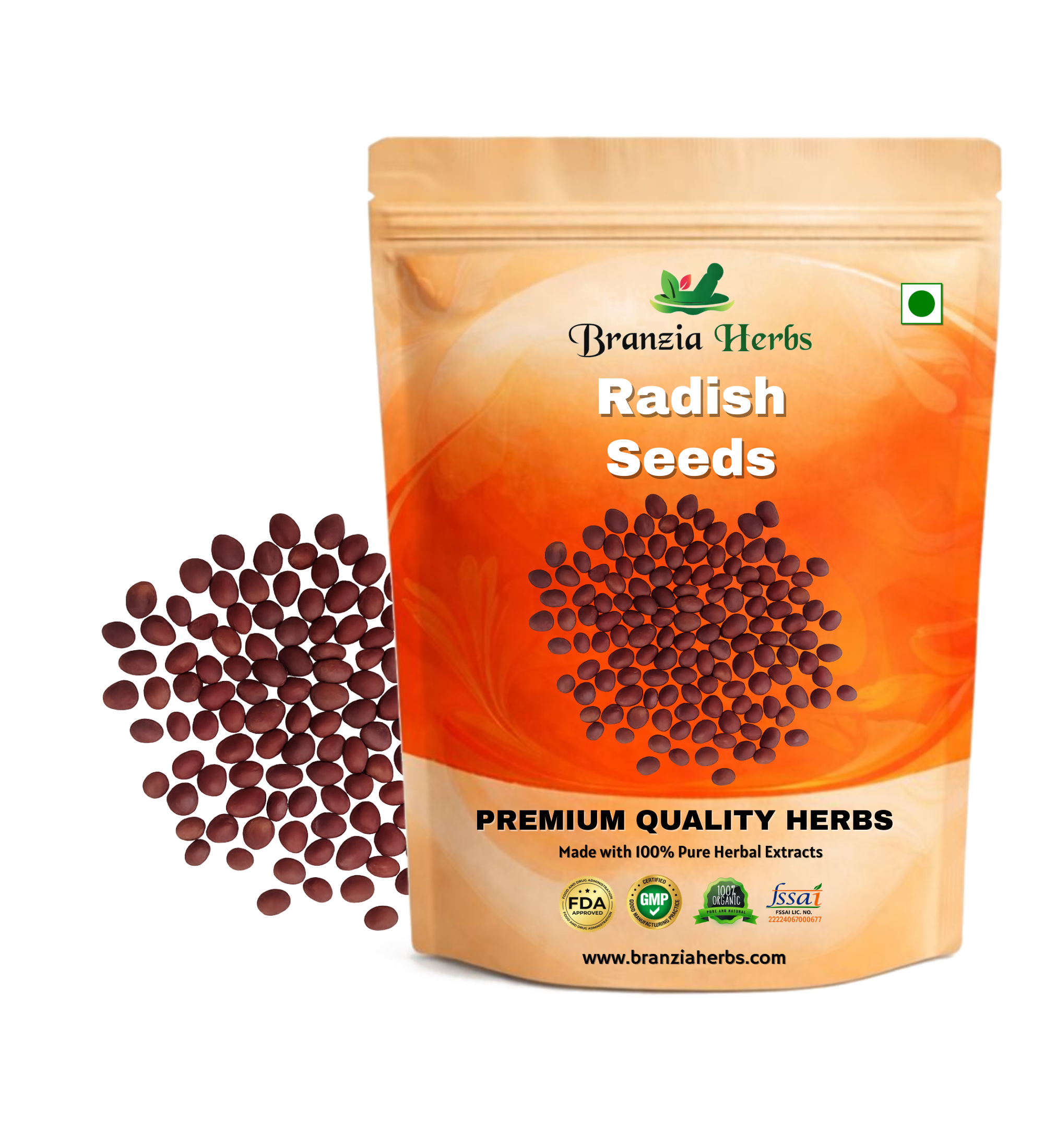 "Radish Mooli Long White | Vegetable Seeds " Branzia Herbs