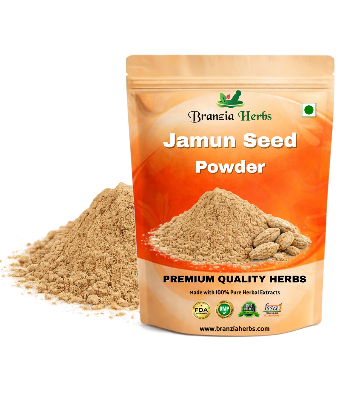"Jamun seed powder - Syzygium cumini " - Branzia Herbs