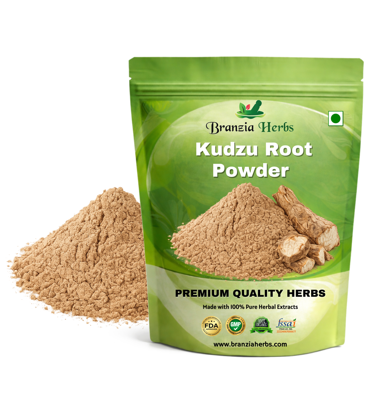 Kudzu Root Powder (Pueraria Montana) - Branzia Herbs