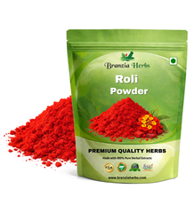 "Roli - Pure Haldi Kumkum - Original Puja Roli - Lantana camara - Vermillion powder " - Branzia Herbs