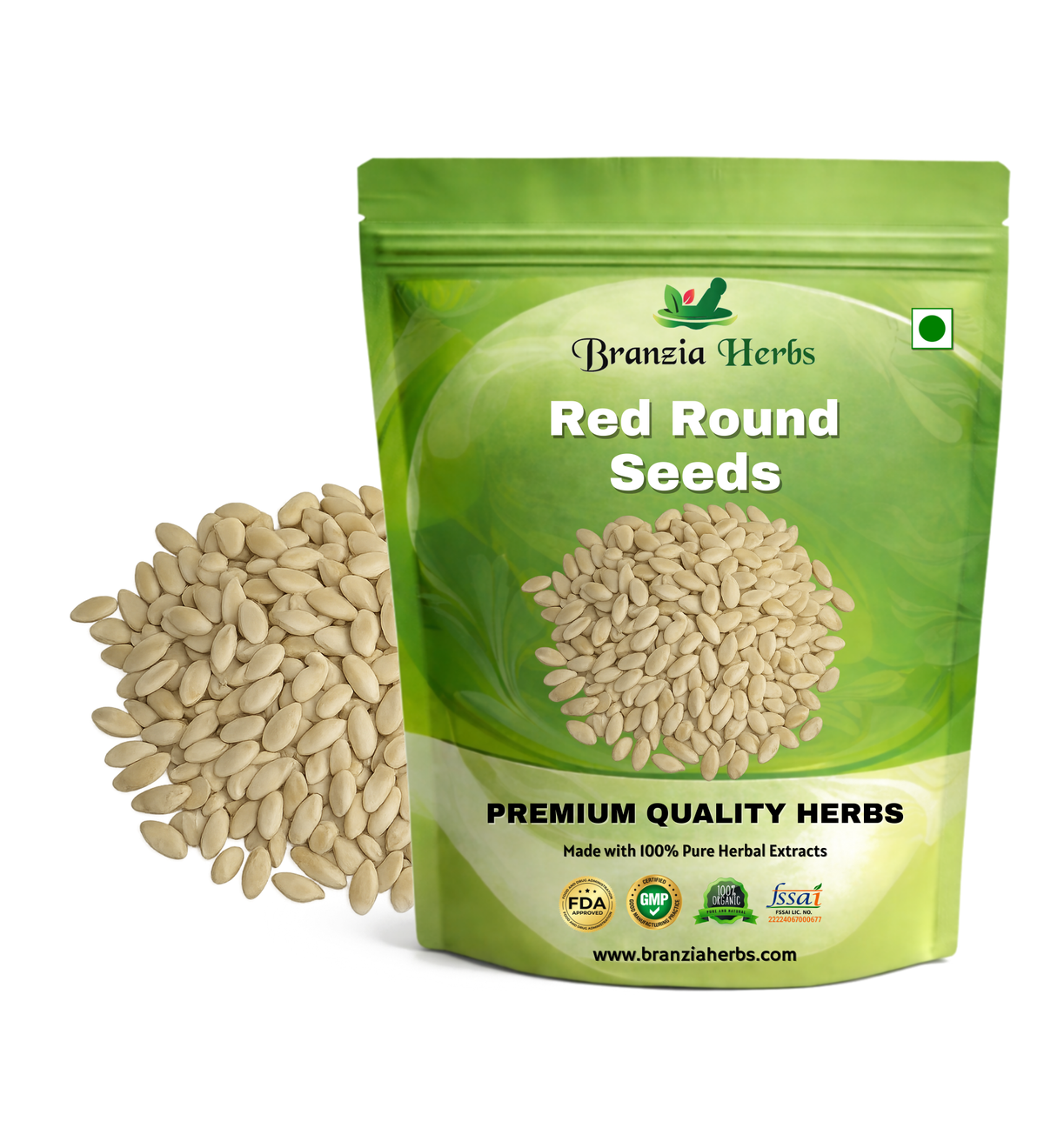"Red Round Kachariya (Senat) Fruit Seeds | Vegetable Seeds " Branzia Herbs