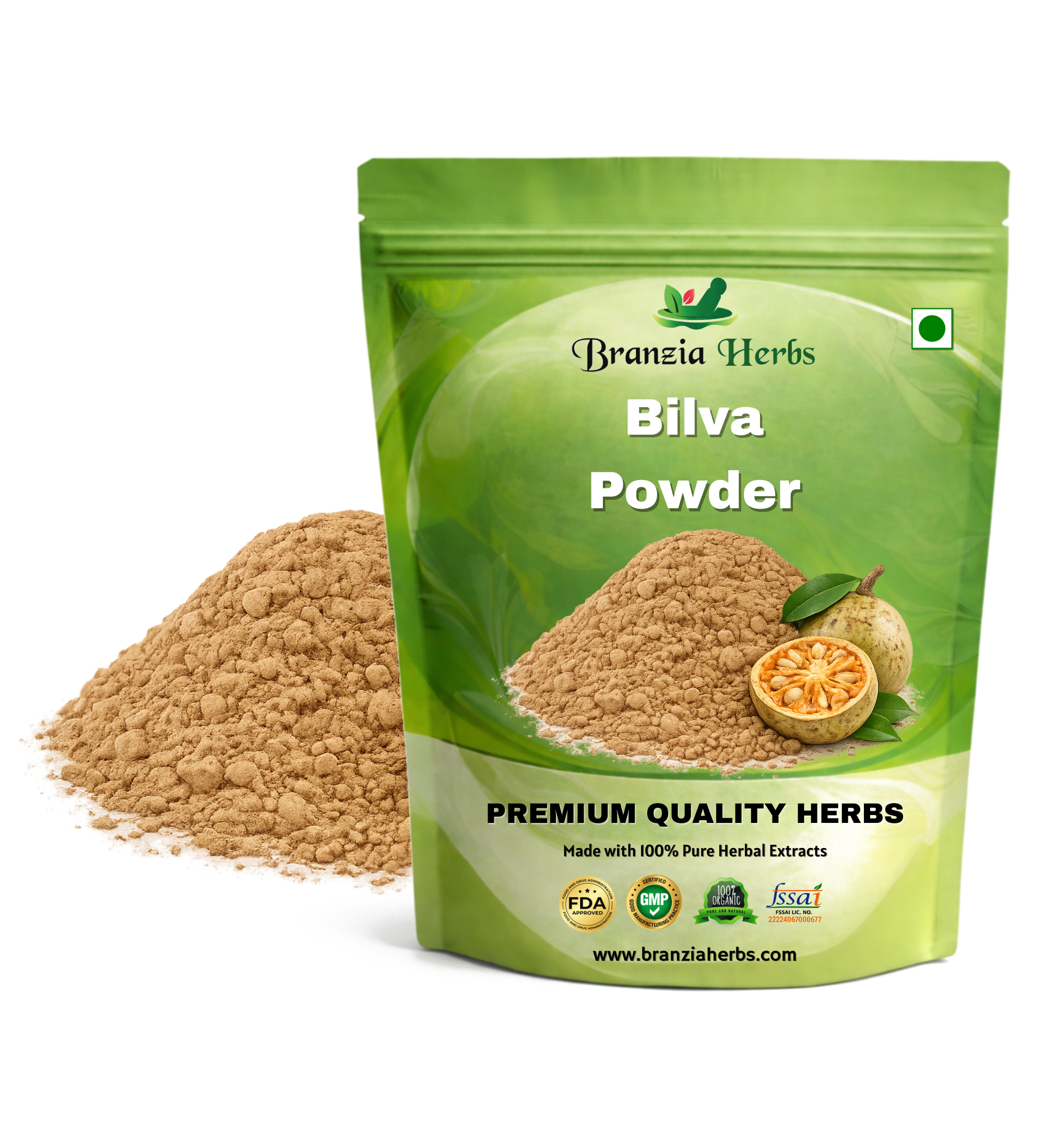 Bilva Fruit Powder/Billagarbh - Branzia Herbs