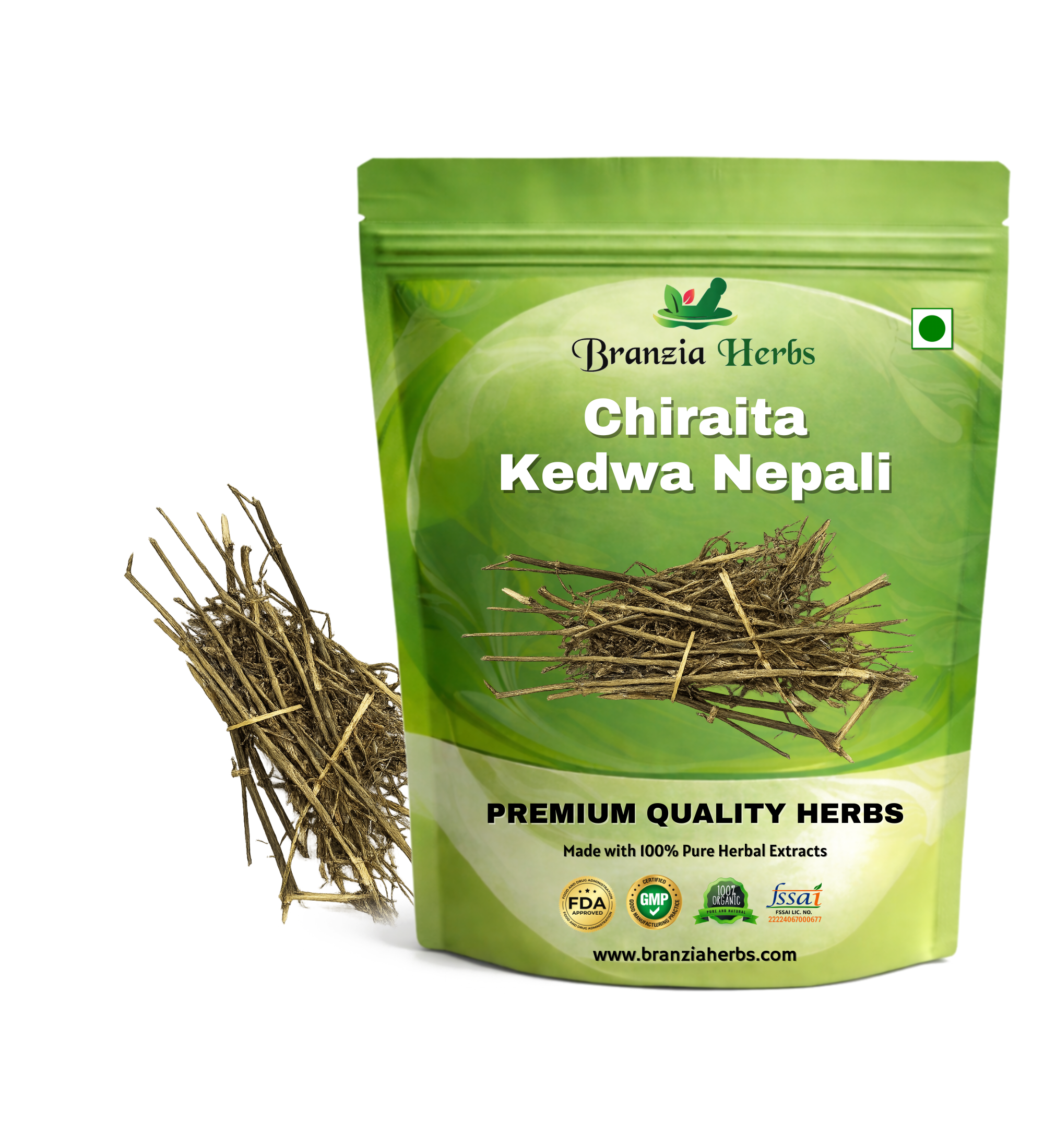 Chiraita Kedwa Nepali | Chiretta | Nalebevu | Swert - Branzia Herbs