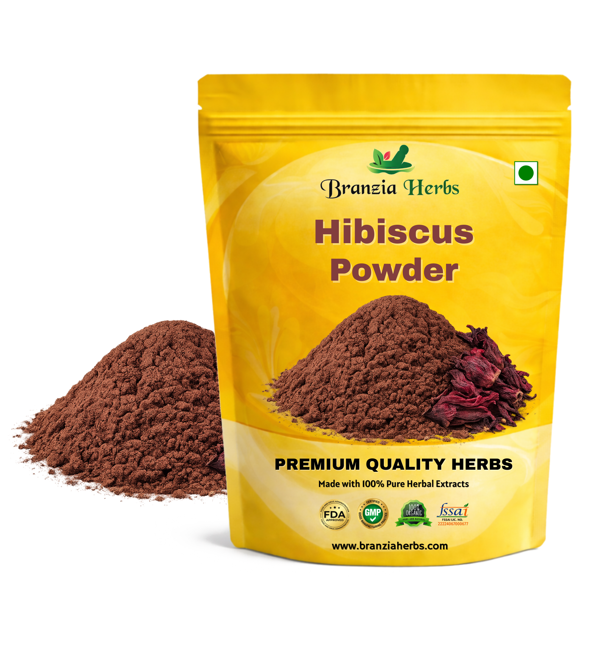 Hibiscus Powder – Jasud Phool Powder - Branzia Herbs