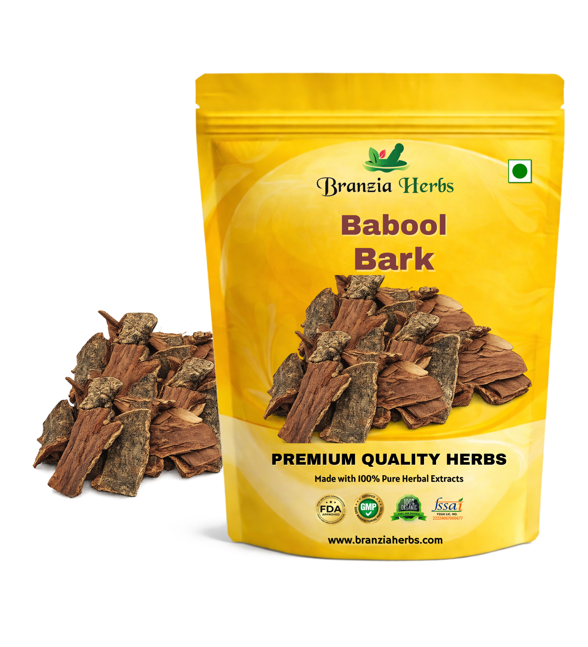 Babool Bark - Kikar Chaal Dried - Branzia Herbs