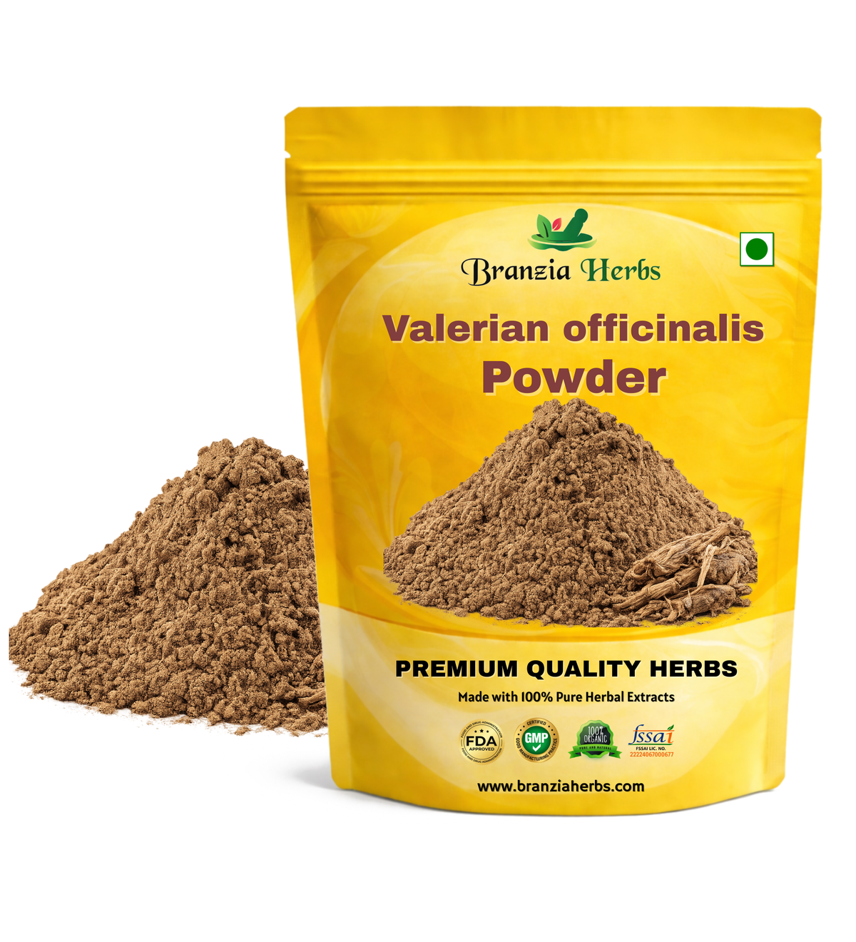 Valerian officinalis powder - Branzia Herbs