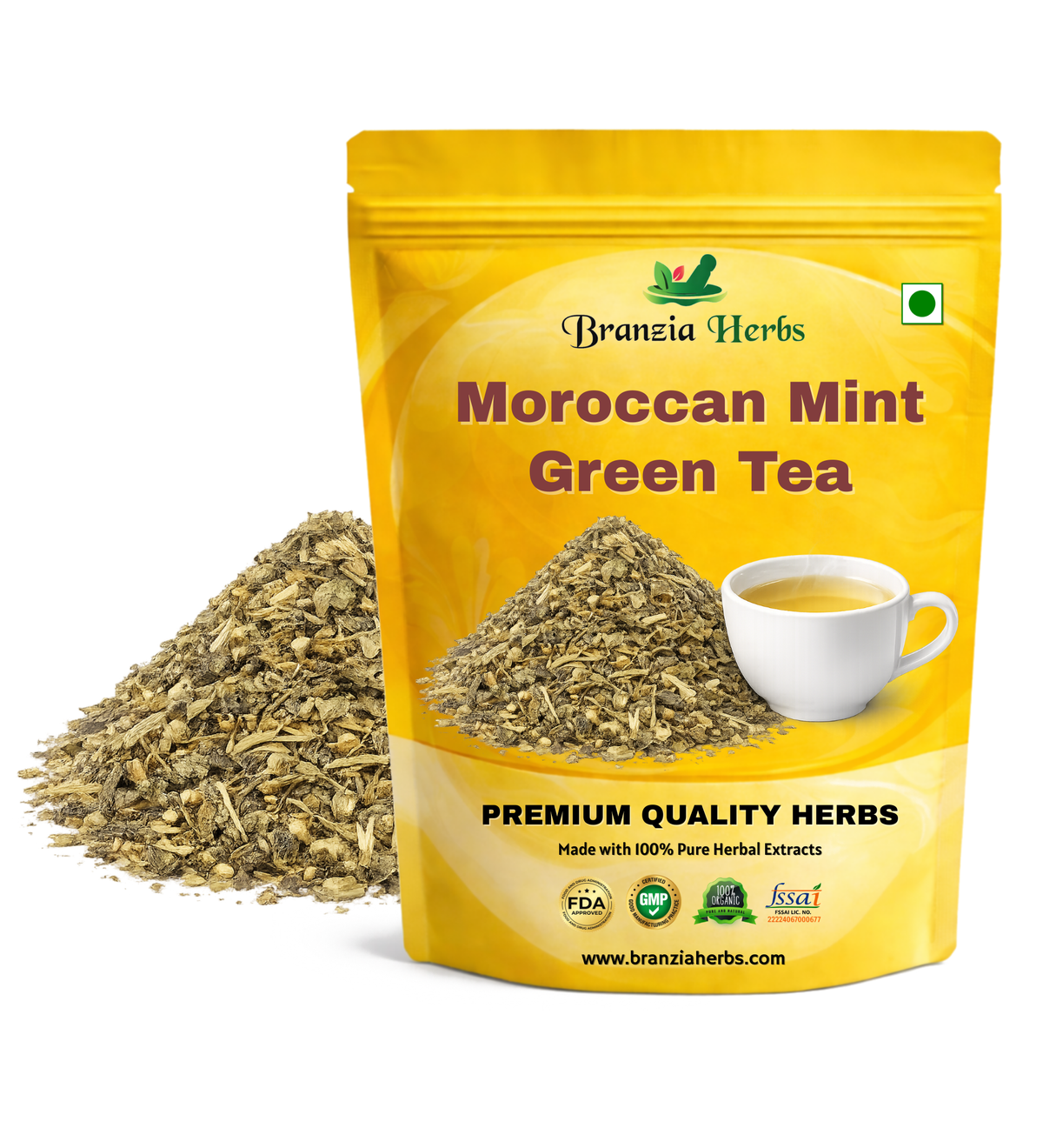 Moroccan Mint Green Tea – Herbal Tea Stress Relief & Relaxation