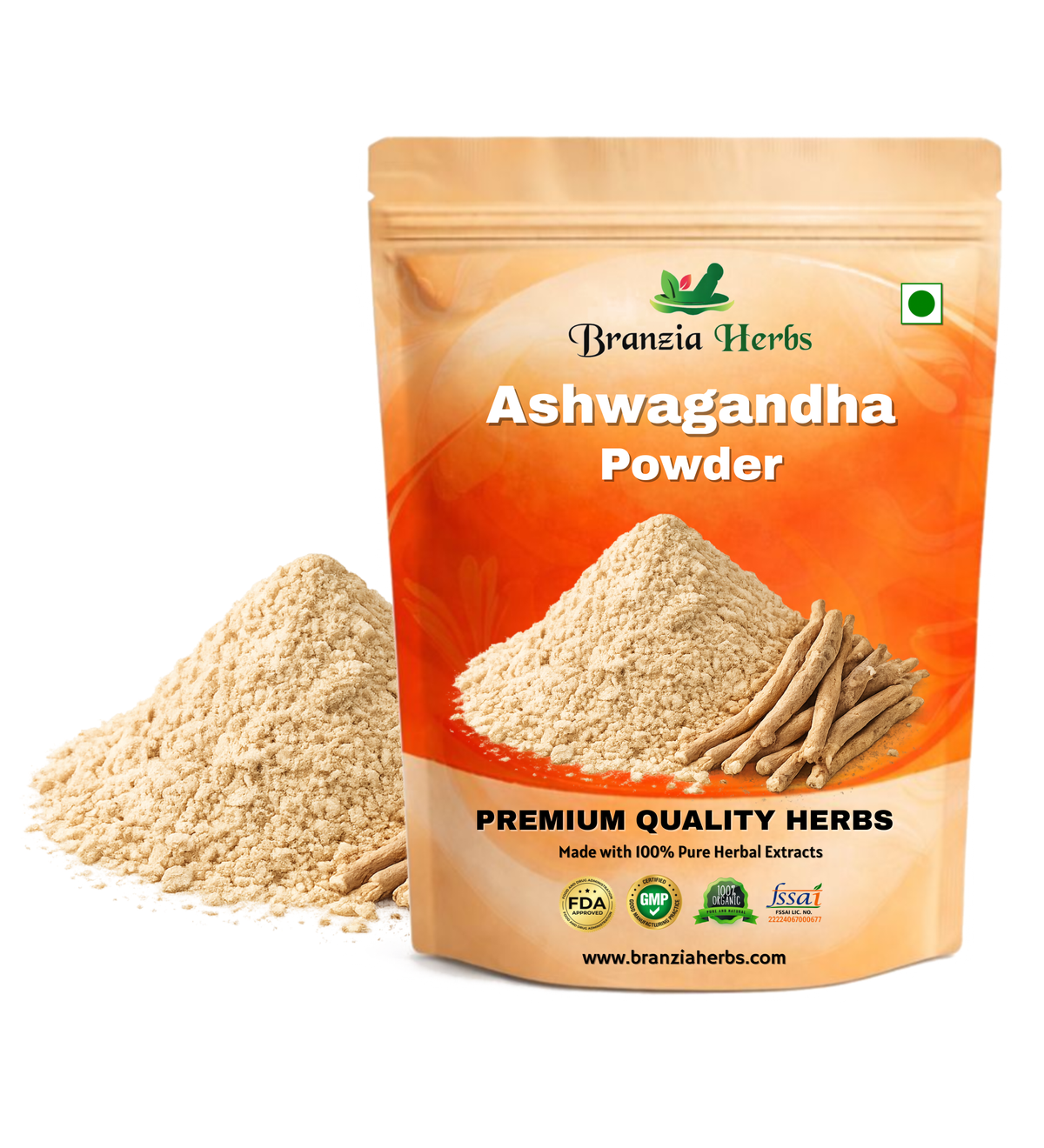 ashwagandha powder - Branzia Herbs