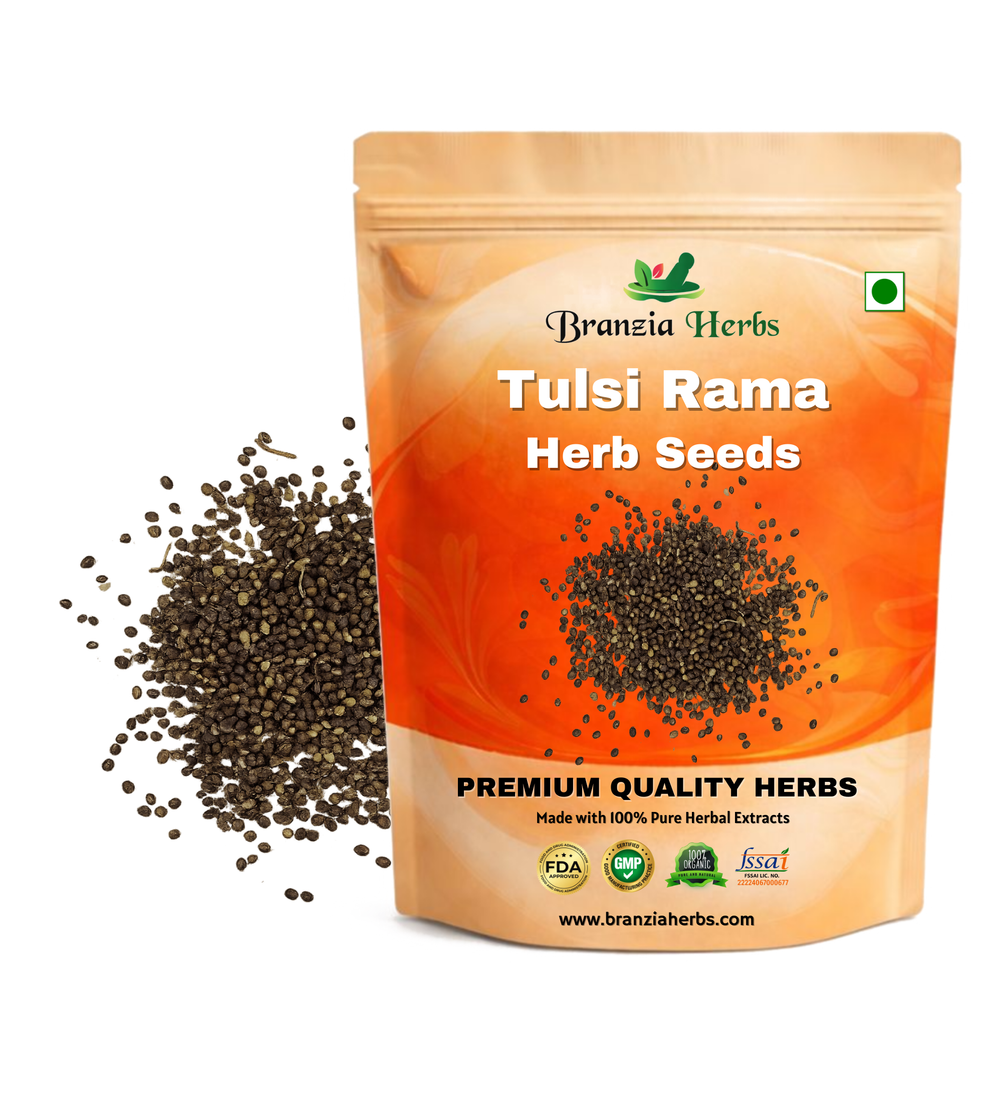 Tulsi Rama Plant Seeds | Herb Seeds Branzia Herbs