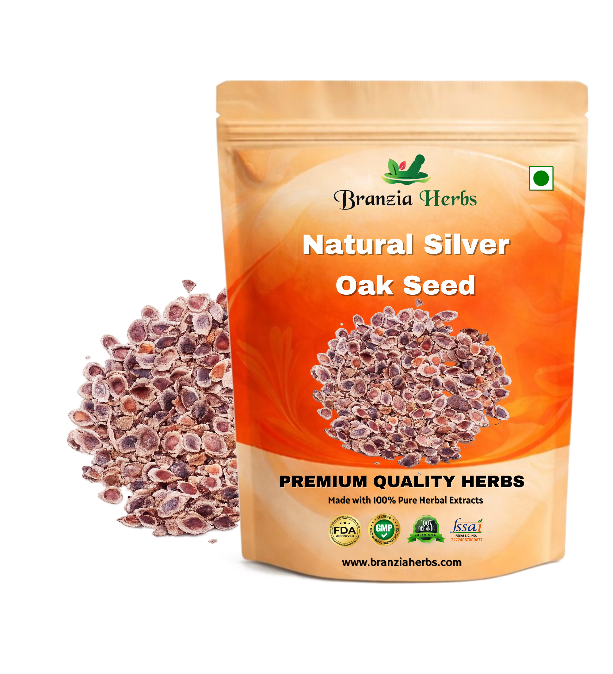 Natural Silver Oak Seed Branzia Herbs