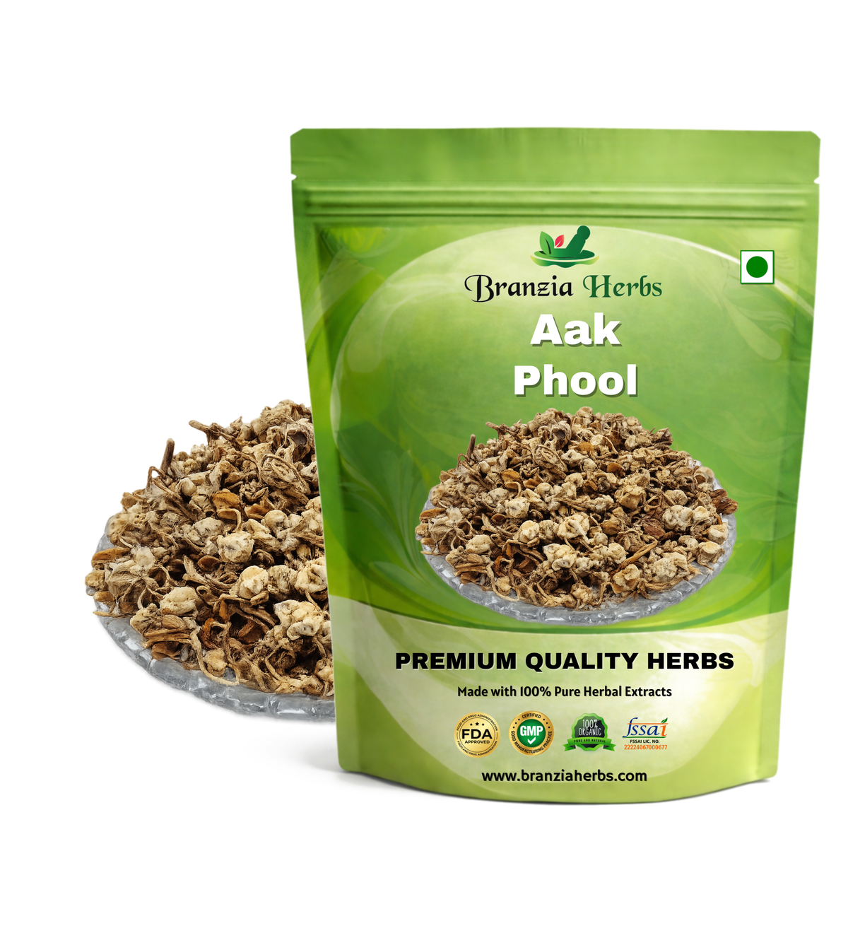 Aak Phool-Madar-Calotropis Procera Dried - Branzia Herbs