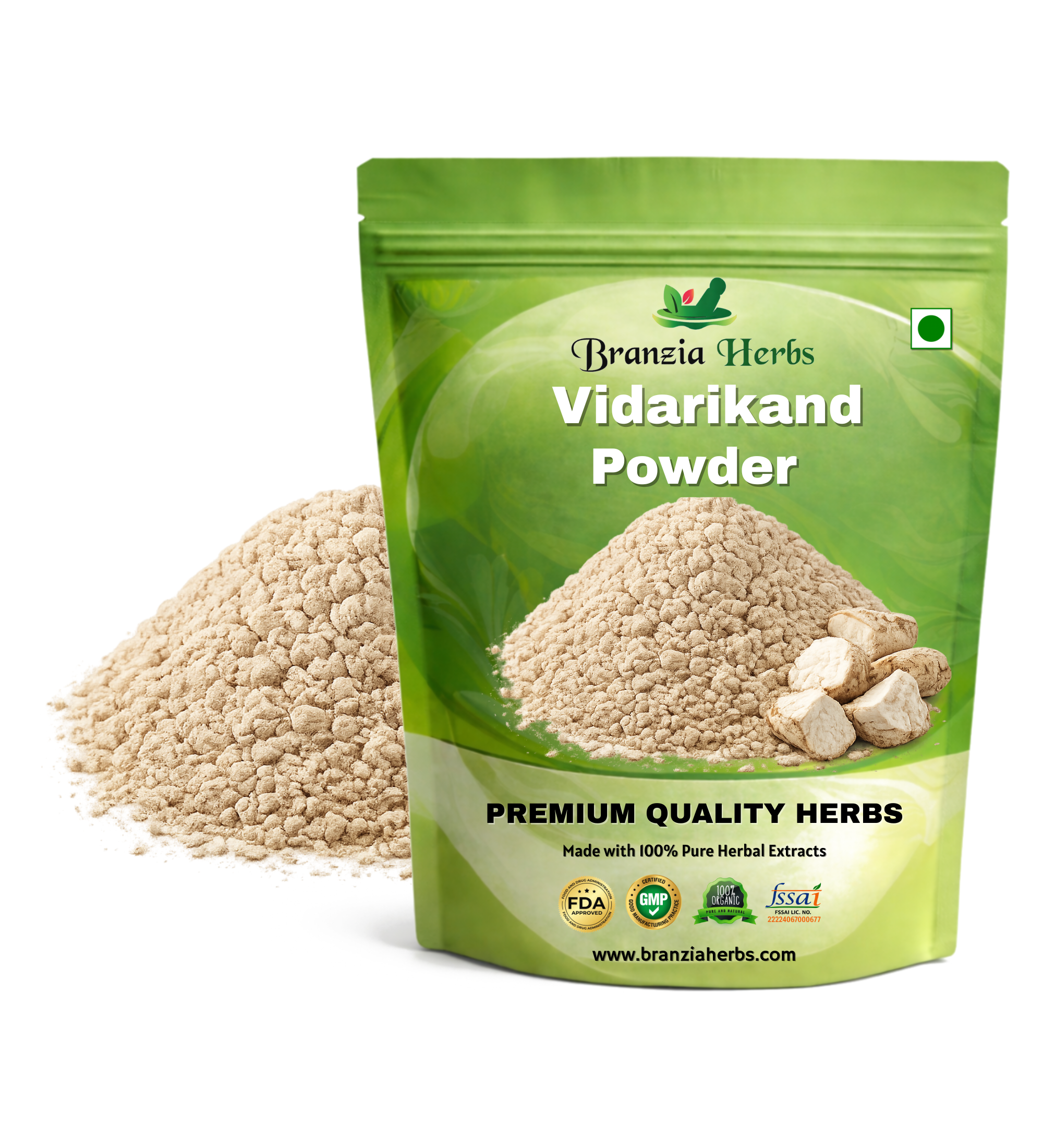 Vidarikand Powder – Pueraria tuberosa - Branzia Herbs