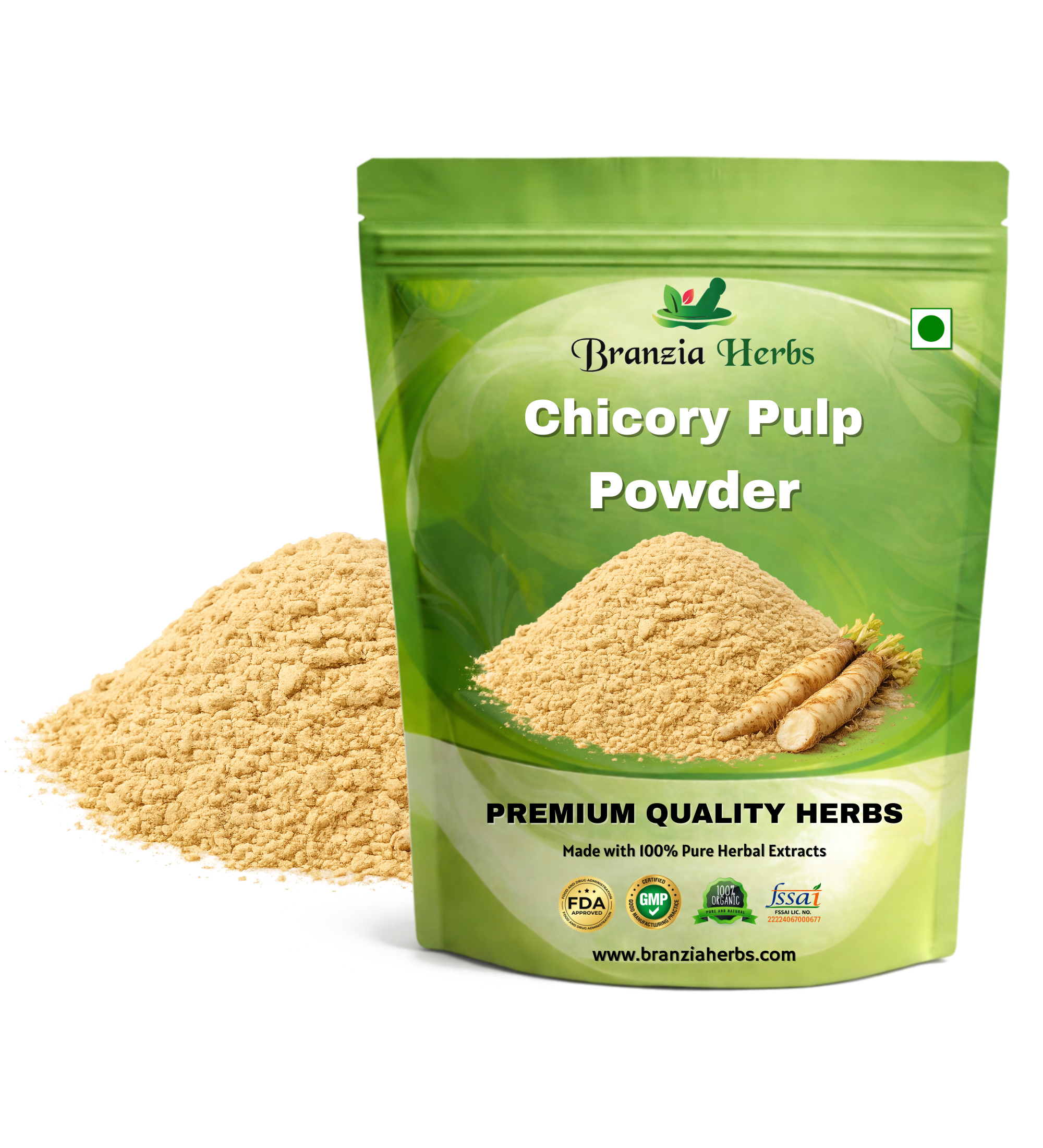 Chicory Pulp  powder - Branzia Herbs