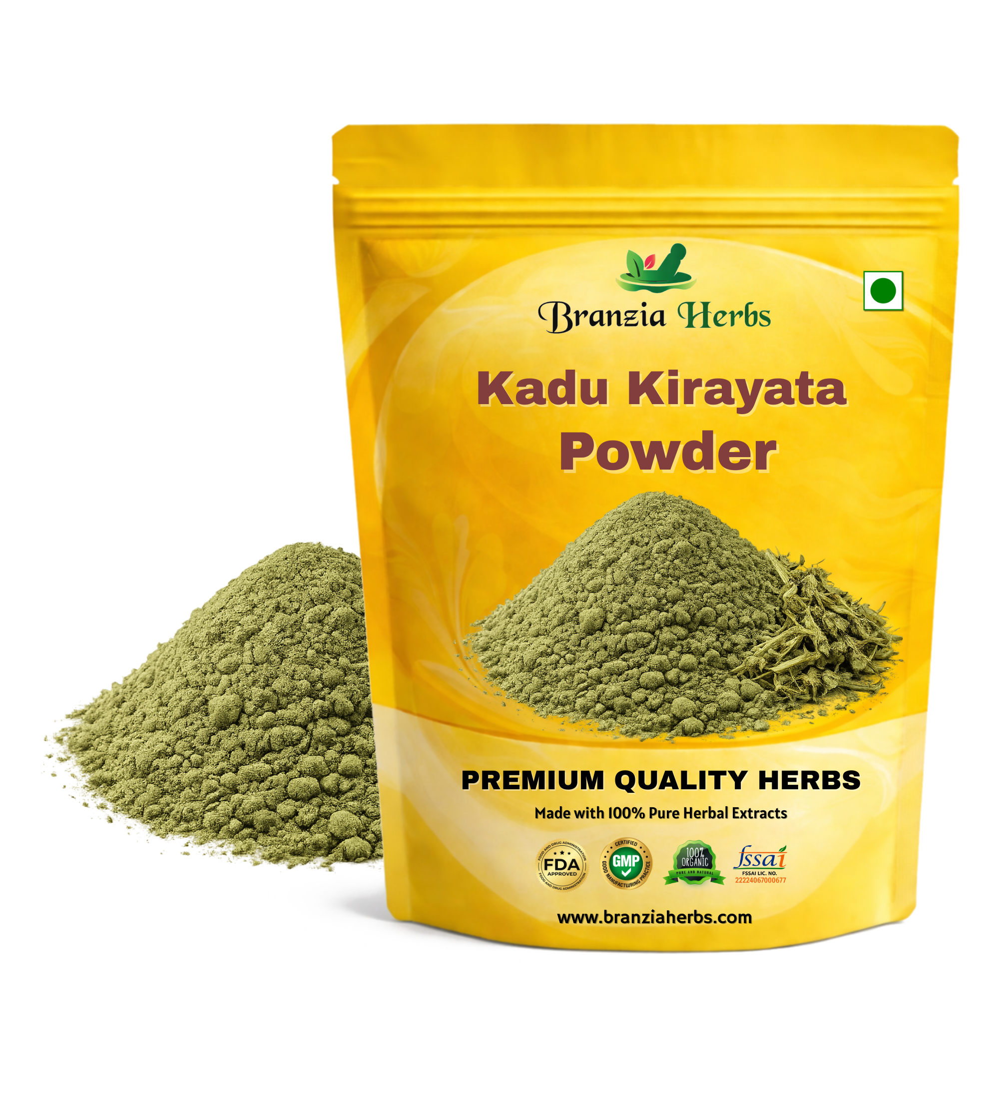 Kadu Kirayata Powder - Branzia Herbs
