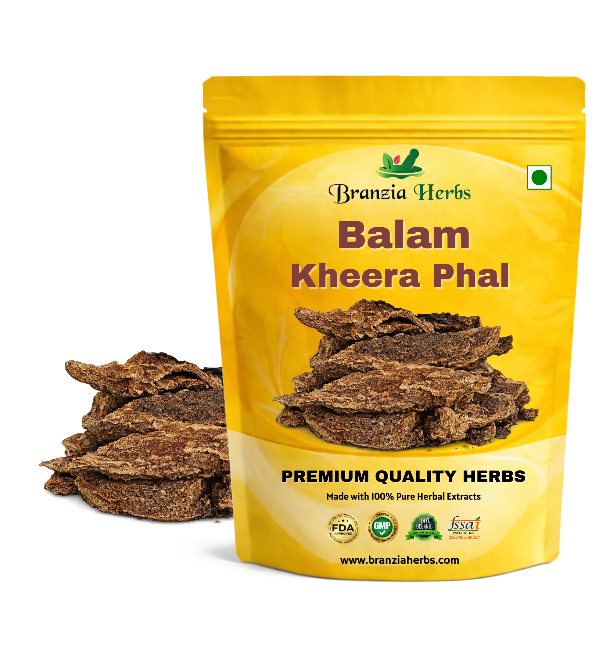 Balam Kheera Phal-Dry-Kigelia Africana-Raw Herbs-Balam Khira Fruit - Branzia Herbs