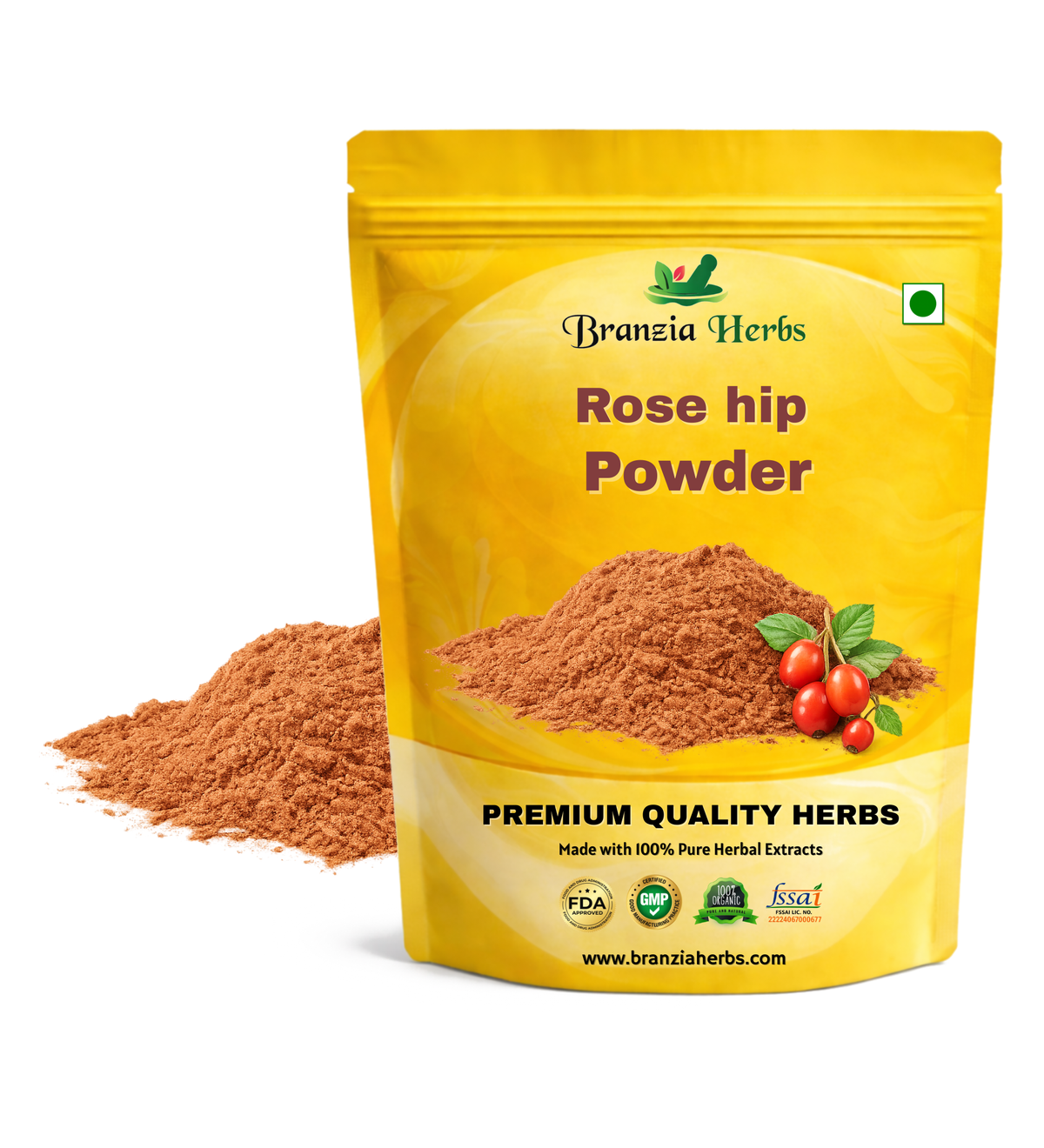 Rose hip Powder - Branzia Herbs