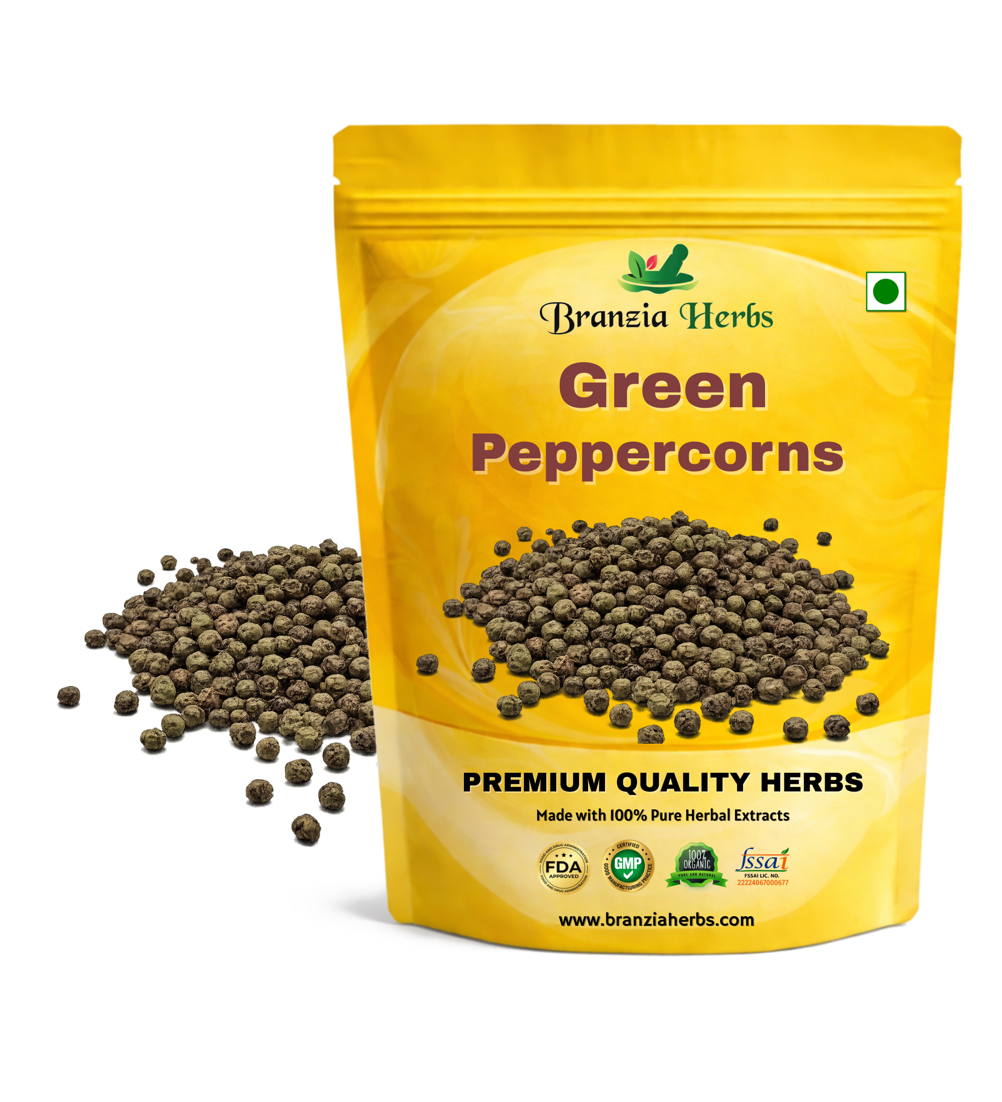 Green Peppercorns Wholesale Branzia Herbs