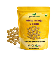 "White Brinjal Eggplant F1 | Vegetable Seeds " Branzia Herbs