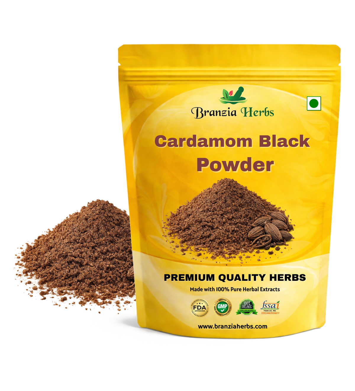 Cardamom Black Powder Wholesale - Branzia Herbs