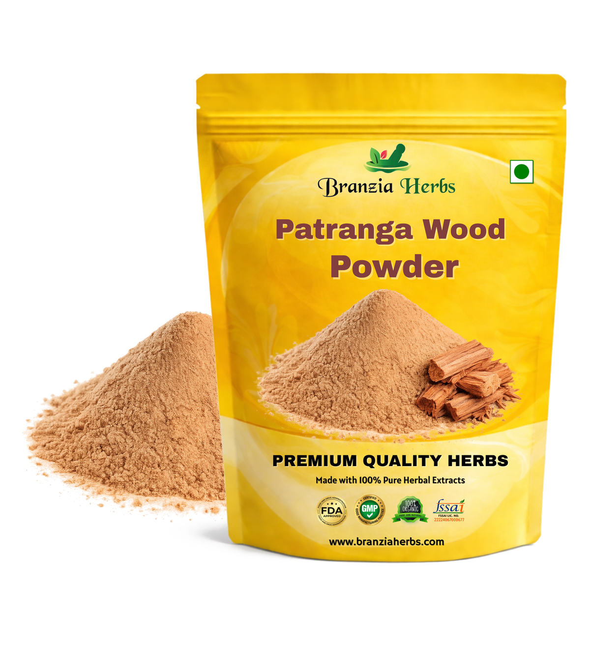 Patranga Wood Powder-caesalpinia Sappan-patang Wood- - Branzia Herbs
