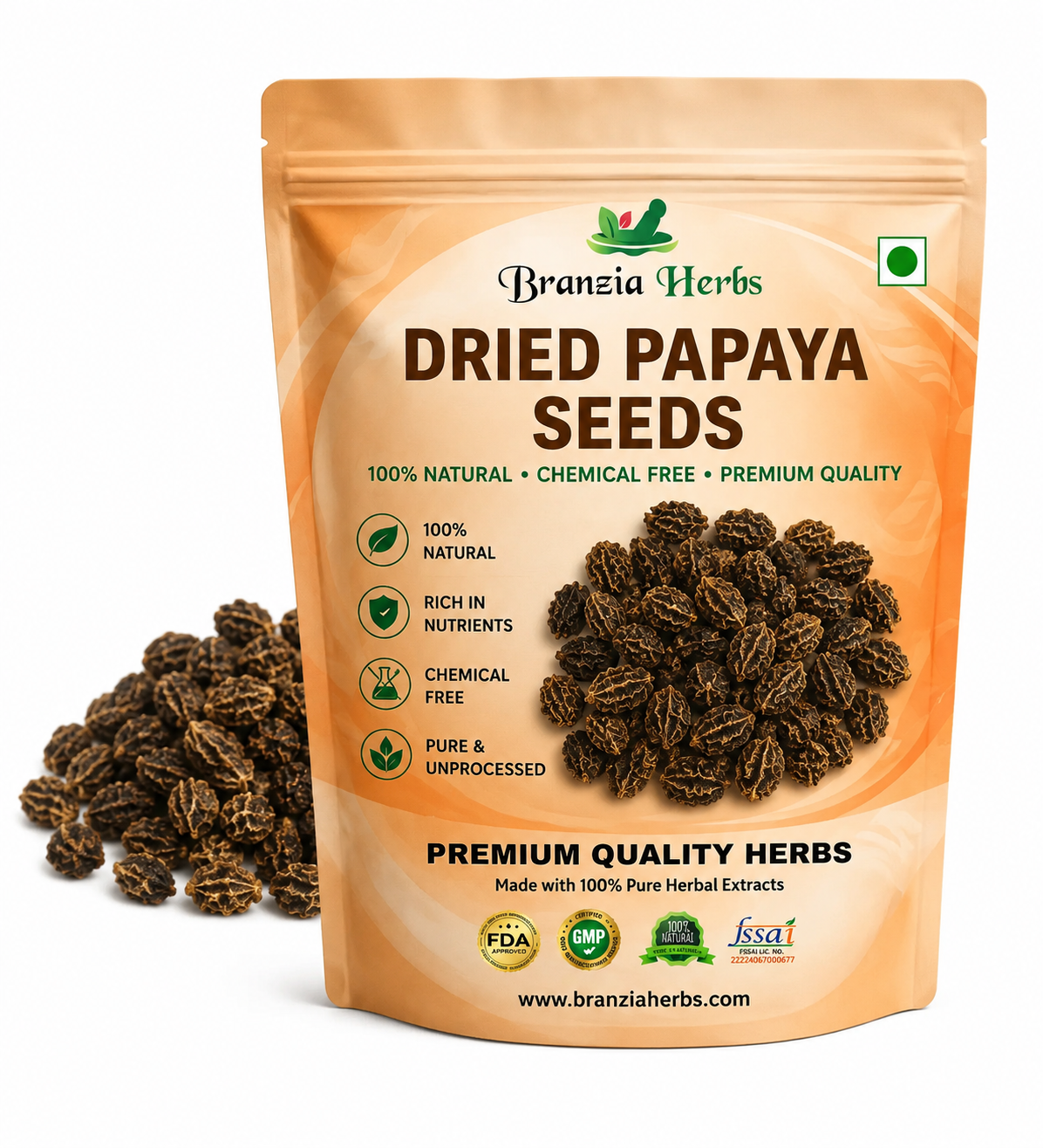 Dried Papaya Seeds (Carica Papaya) – Natural Botanical Ingredients
