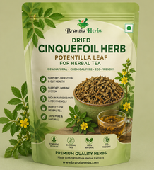 Dried Cinquefoil Herb (Potentilla Leaf) – Premium Natural Herbal Leaves for Herbal Tea, Botanical Use, Traditional Herbal Preparations & Wellness Applications