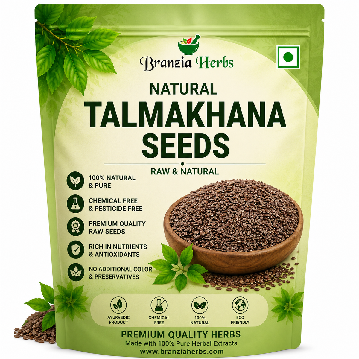 Organic Talmakhana Seeds | Kokilaksha Beej | Asteracantha Longifolia Raw Herbal Seeds