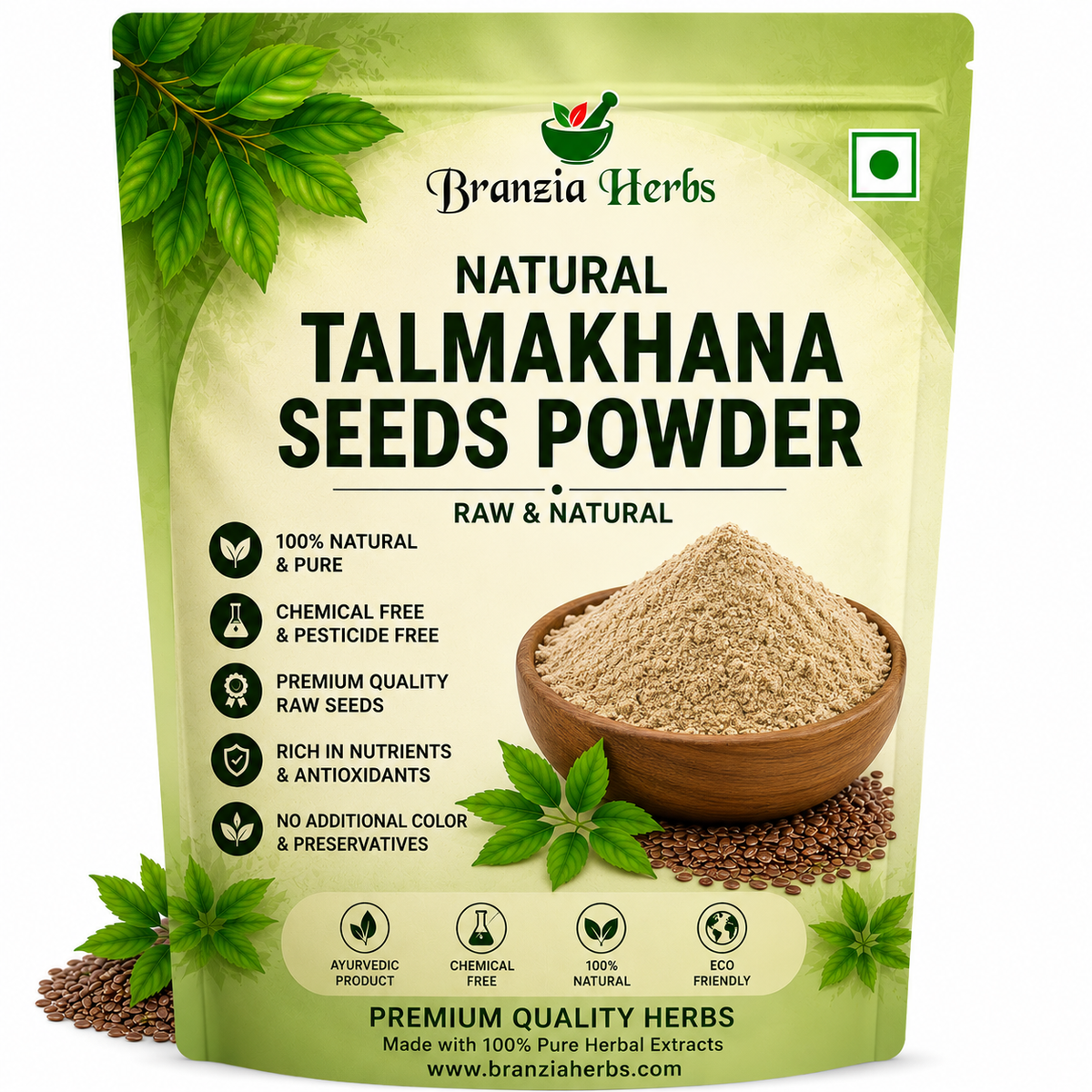 Talmakhana Seed Powder | Kokilaksha Powder | Asteracantha Longifolia Herbal Powder
