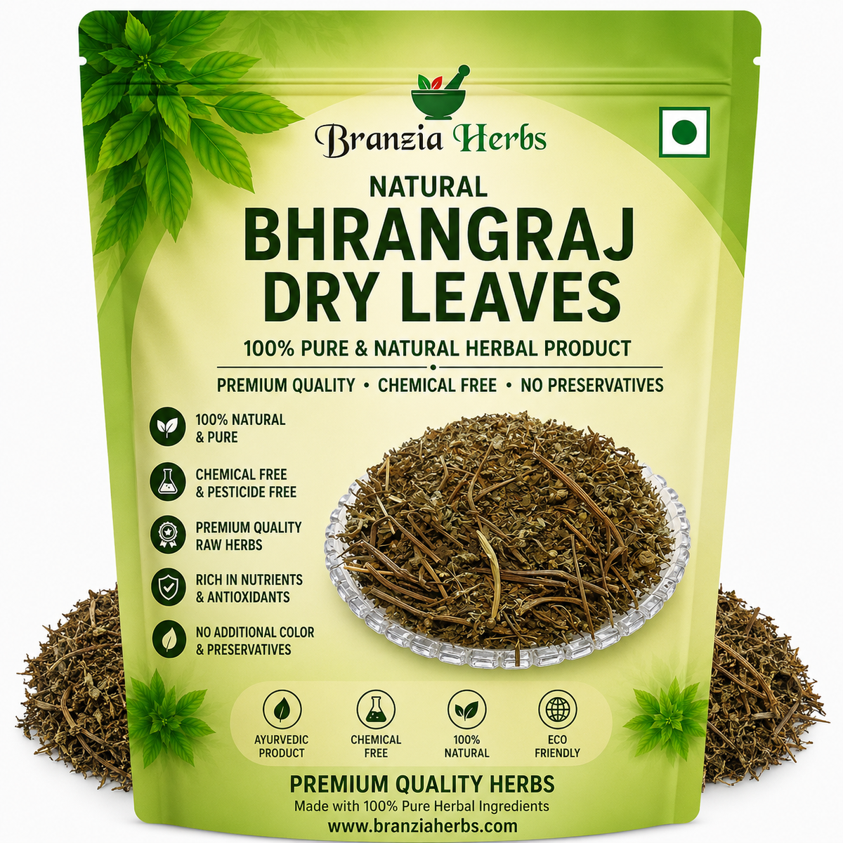 Bhangra (Bhringraj) Eclipta Alba leaves - Bhrangraj dry leaves