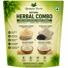Safed Musli, Konch Beej, Ashwagandha, Shatavari, Kaunch Beej, Satawer Powder 200 Gm Combo Pack