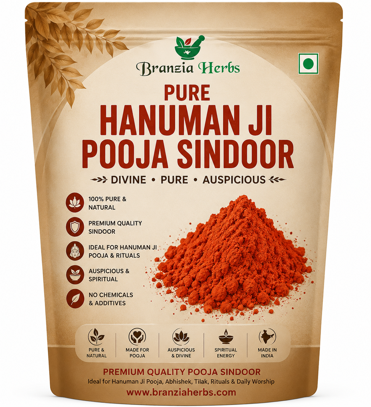 Pure Hanuman Ji Pooja Sindoor