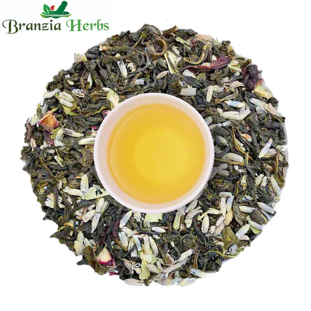 "Lavender & Hibiscus Green Tea " - Branzia Herbs