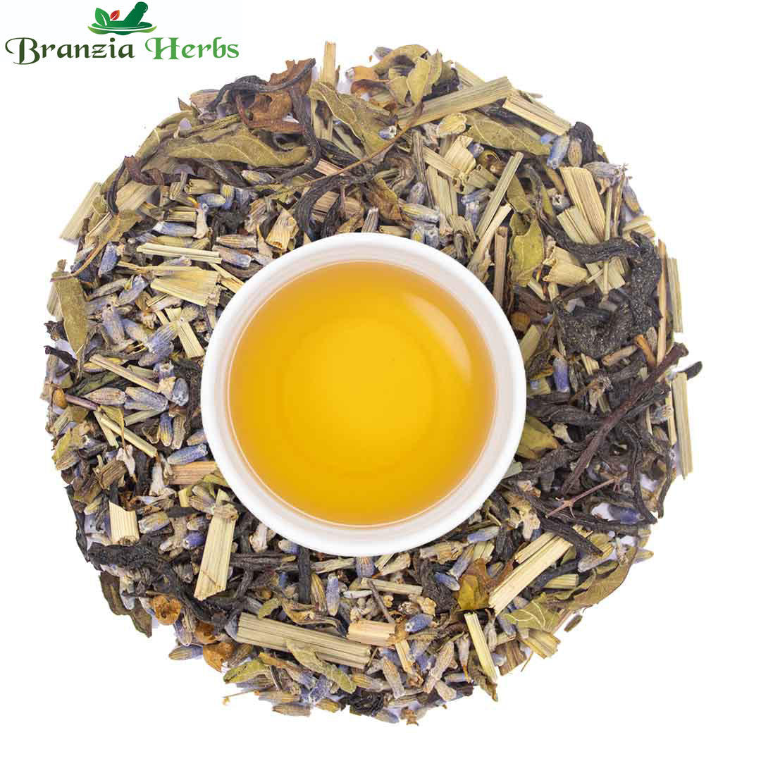 "Lavender Tea with Herbs – Calmness & Stress Relief Herbal Tea " - Branzia Herbs