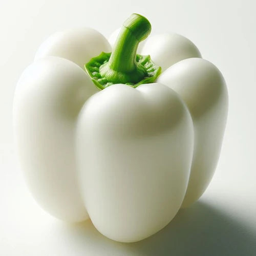 "Capsicum Ivory White F1 Hybrid Shimla Mirch | Vegetable Seeds " - Branzia Herbs