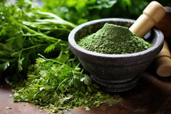 Green Coriander Leaf Powder | Dehydrated Cilantro Leaves | Natural Herb Powder for Cooking & Seasoning